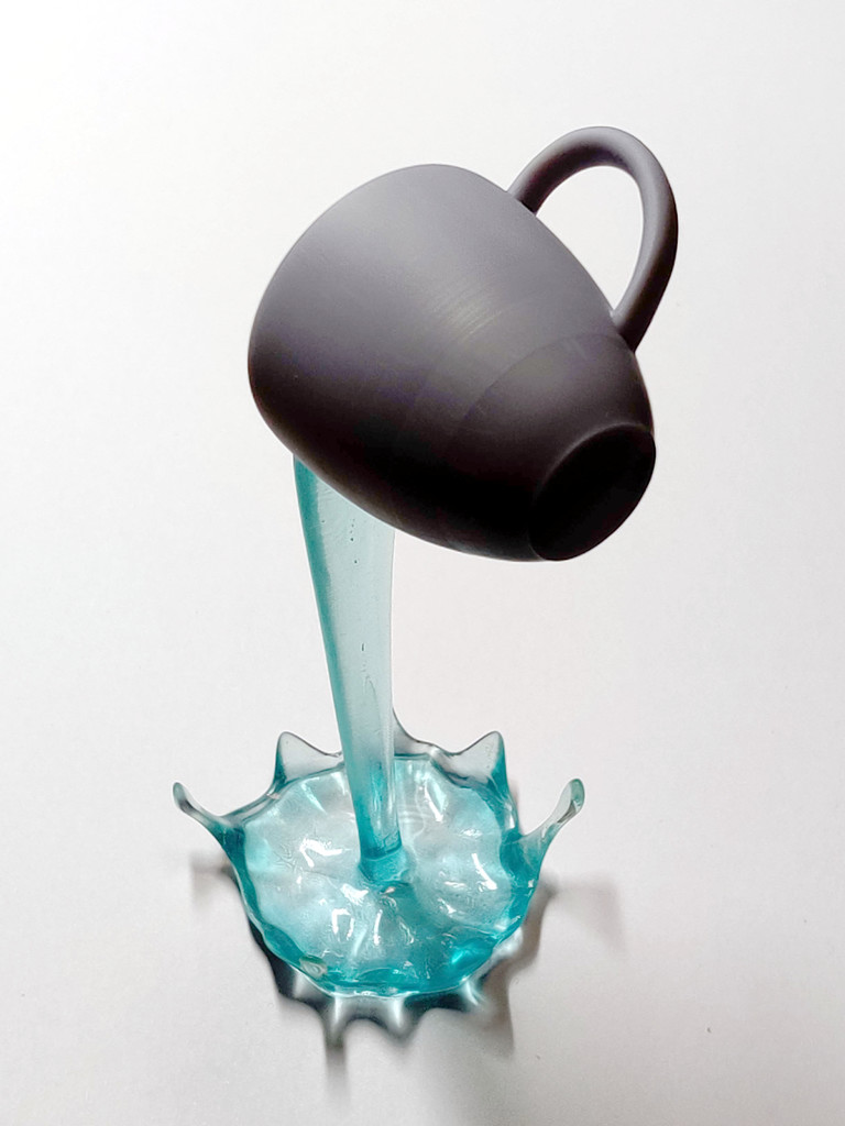 Floating Cup Sculpture: DLP remix
