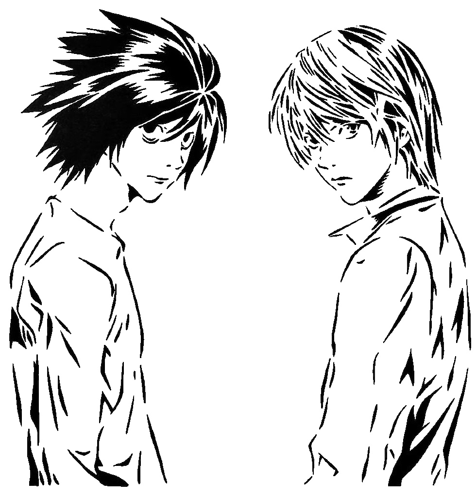 Death Note stencil