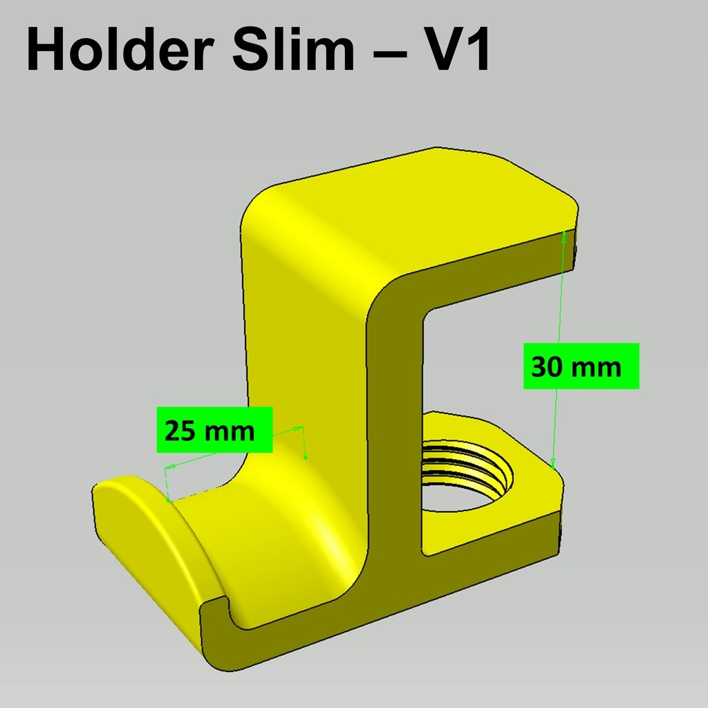 Simple headset table mount  (Table 20-45 mm) Kopfhörerhalter