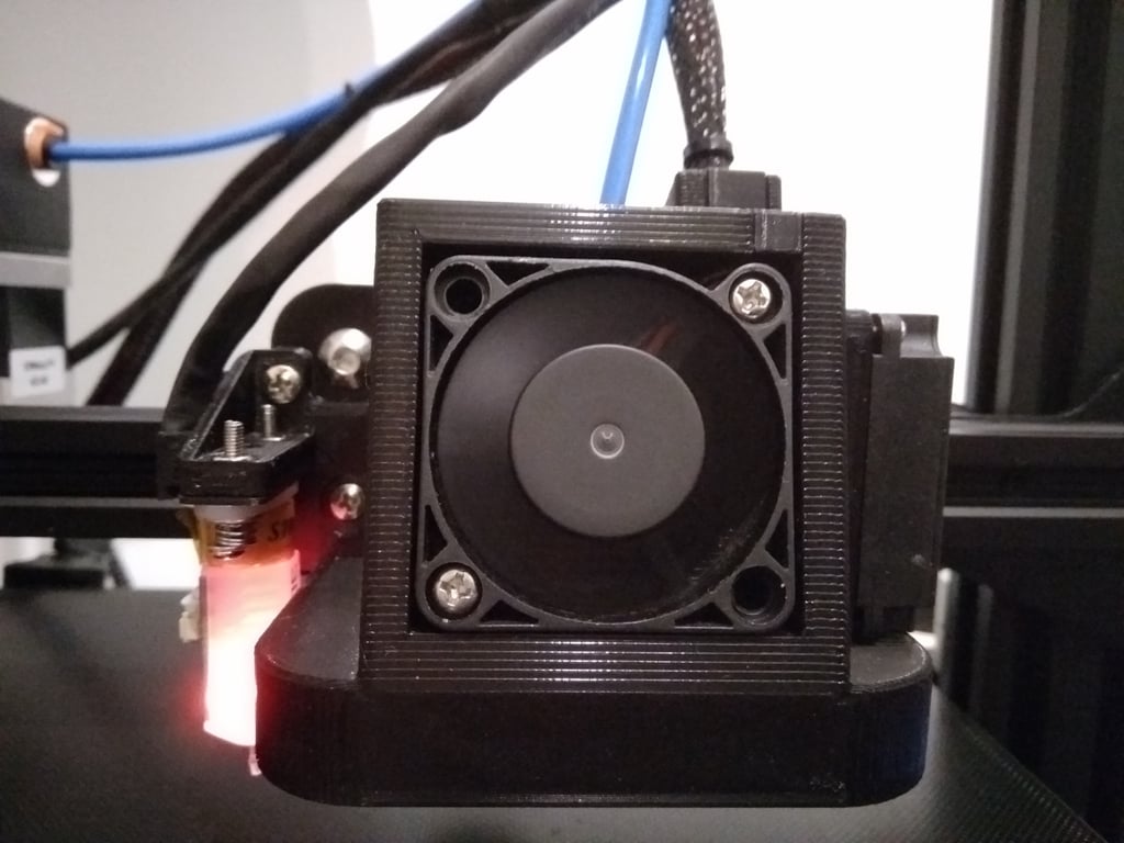 Satsana Ender 3 V2 4010 & 5015 Fan Duct with BLTouch