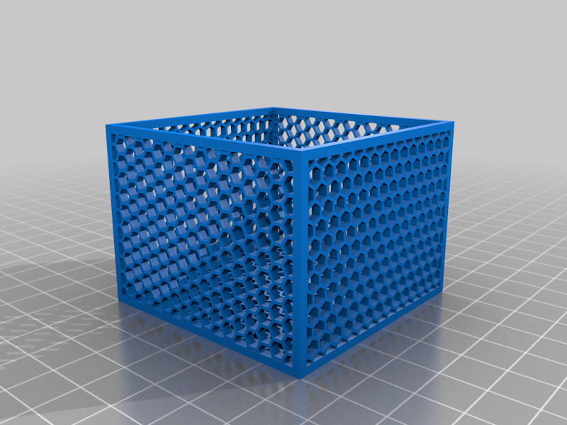 My Customized Parametric Boxes Made of Hexagons