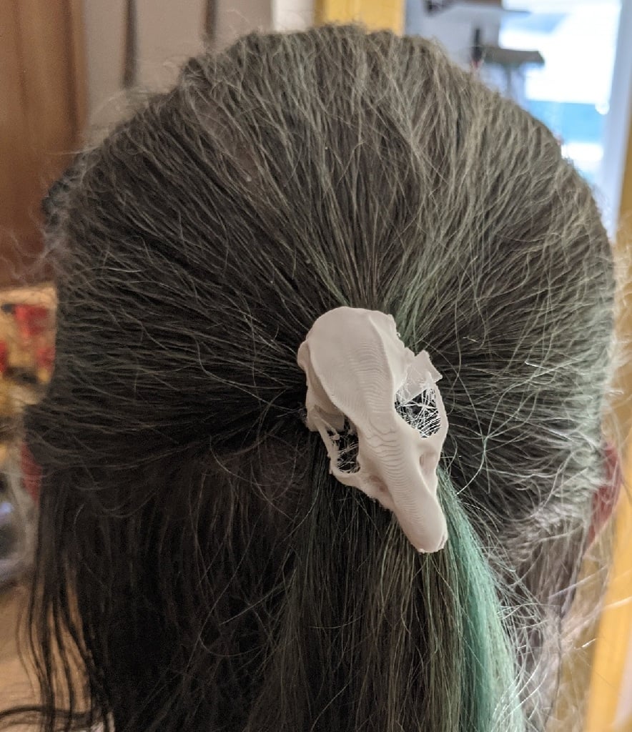 Rat Skull Hair Tie