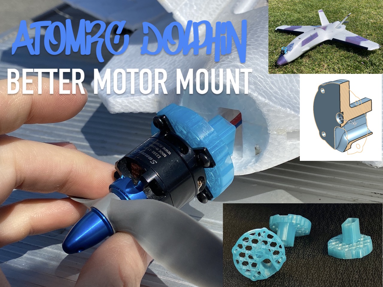 AtomRC Dolphin Better Motor Mount