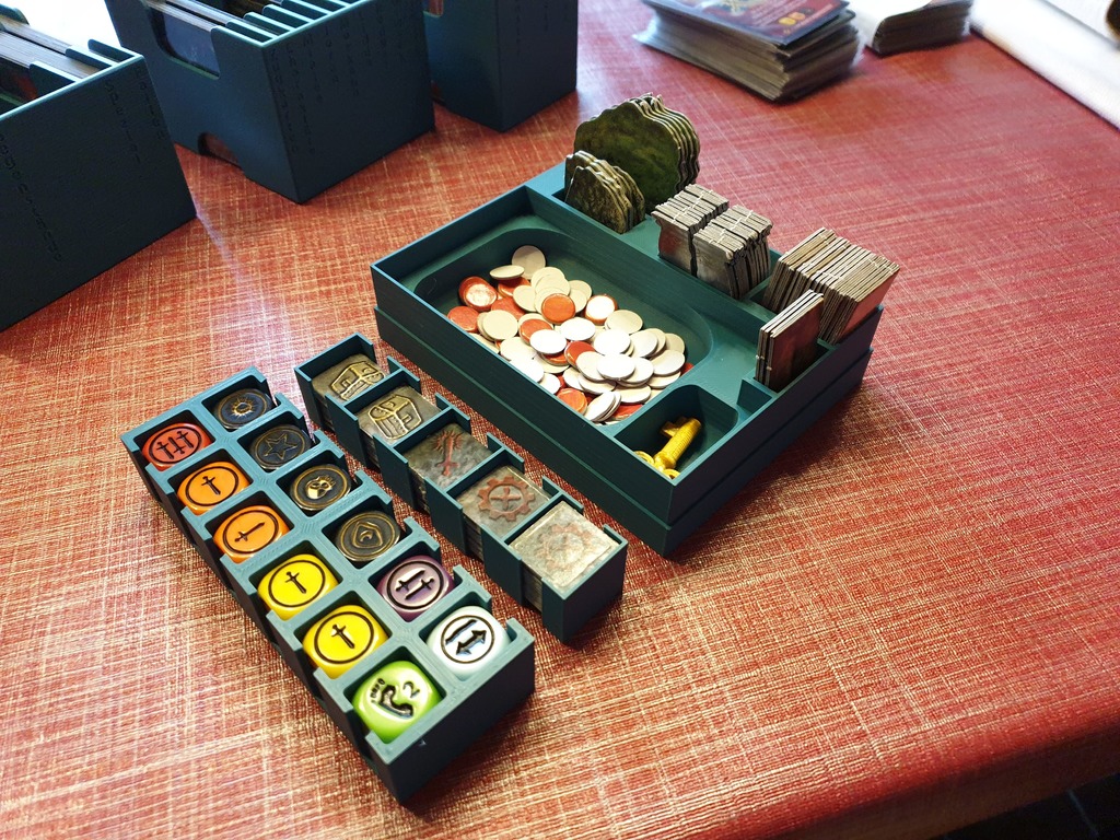 Boardgame organizer for Dungeons & Dragons: The Fantasy Adventure Board Game