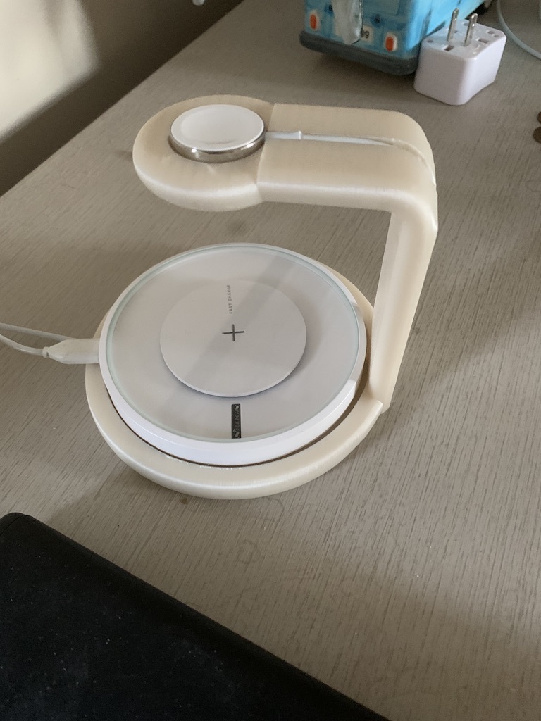 Apple watch and iphone charging stand