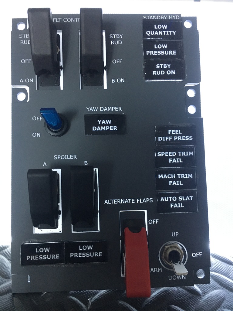Boeing 737 FLT Control Panel