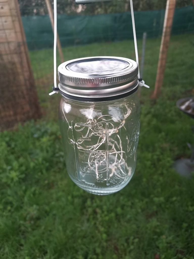Mason jar strapping / Handle