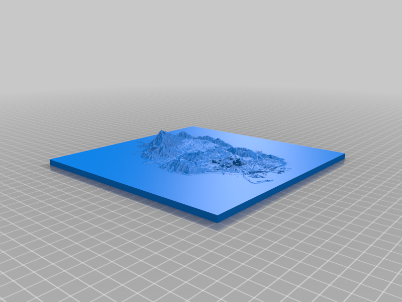 GTA V 3D Topography Map