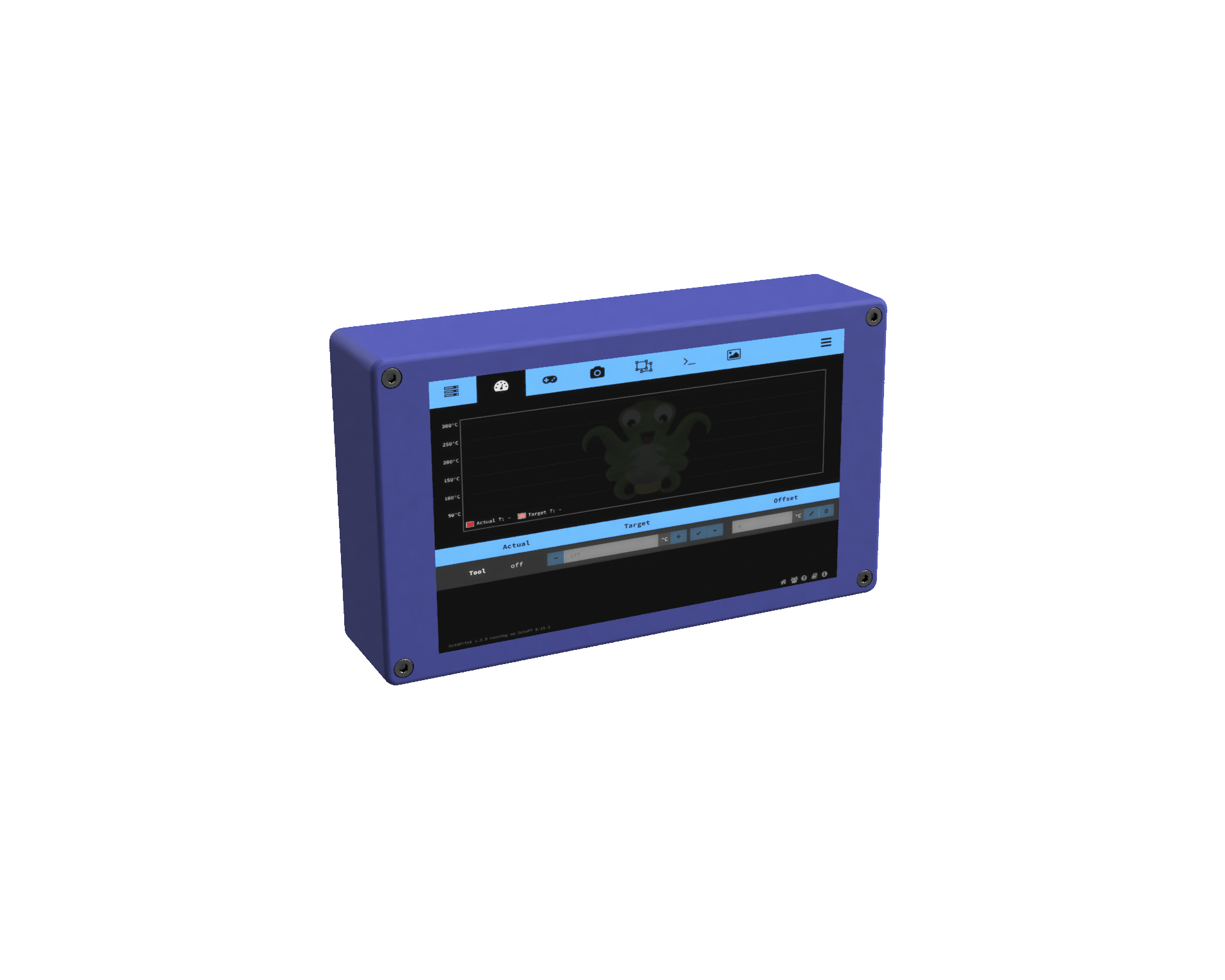 OctoPi Station 7 - Raspberry Pi Case for 7 Inch Screen and Pi