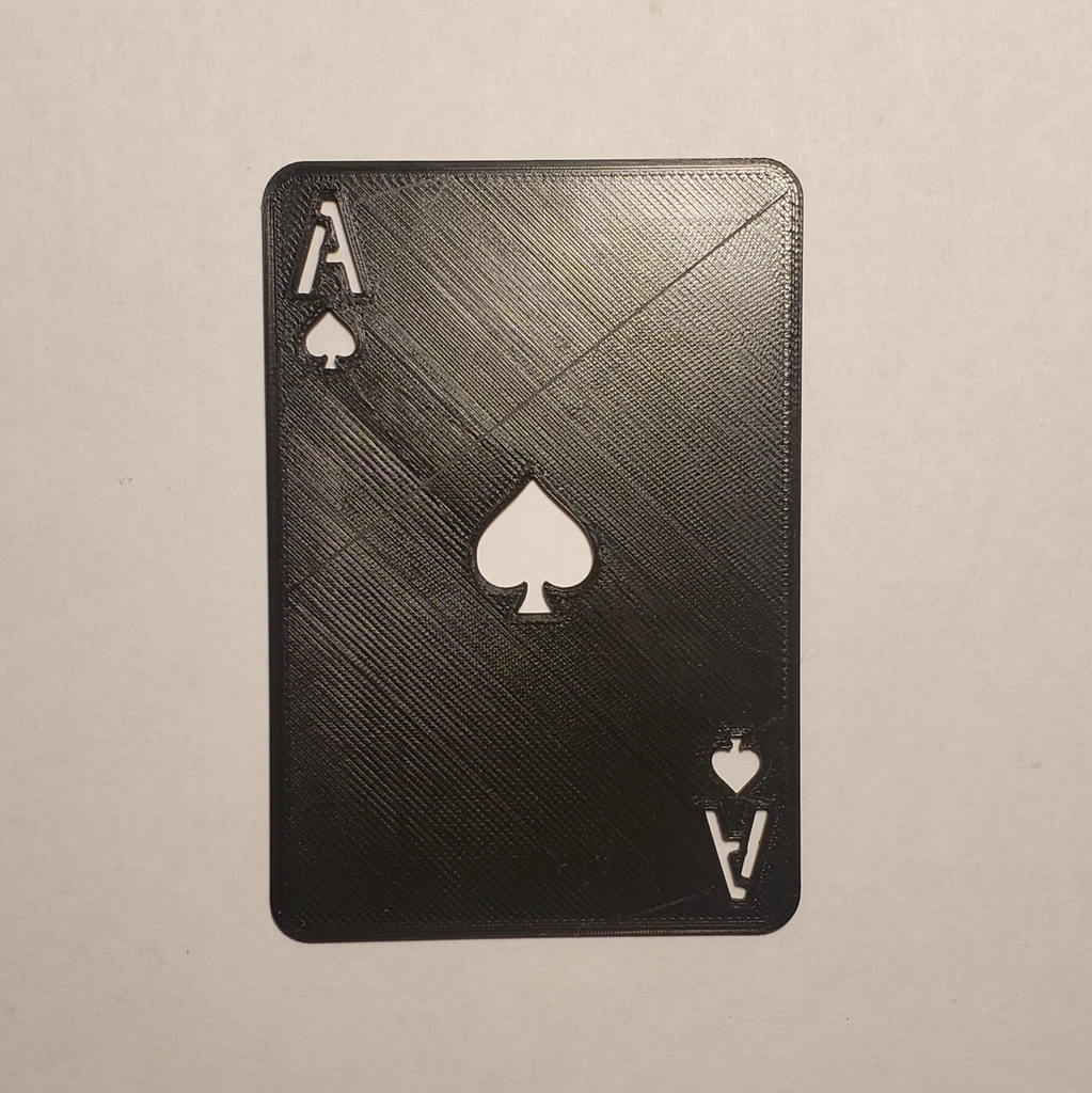 Ace of Spades Throwing Card / Playing Card (remix)