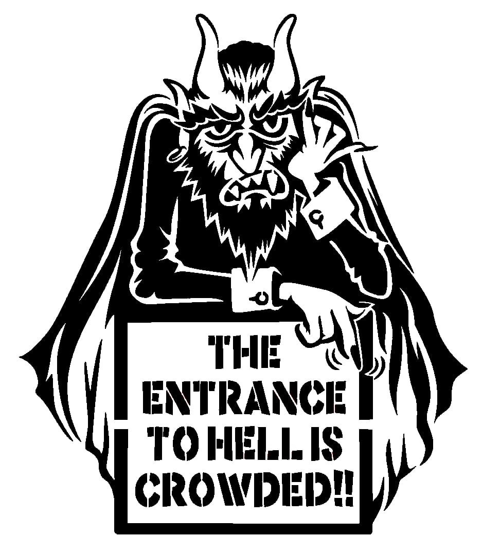 Devil stencil