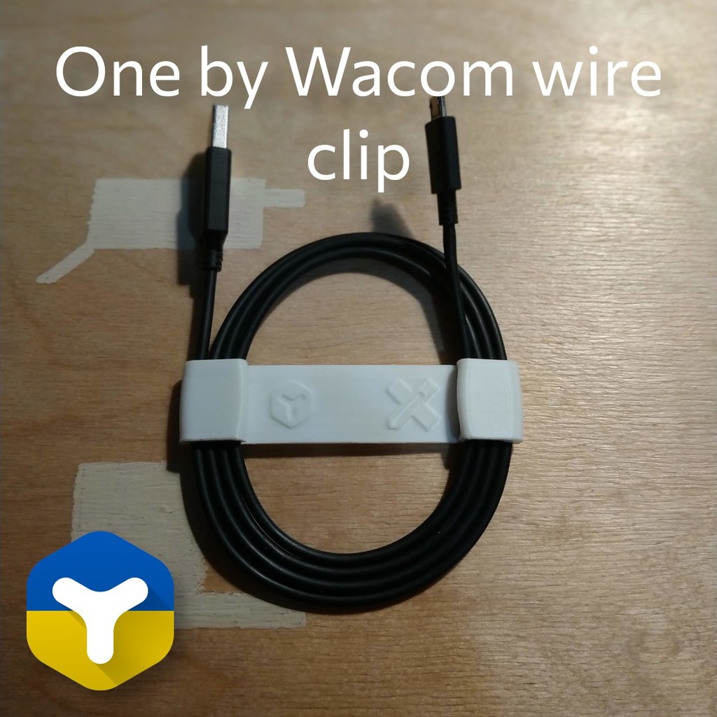 One by Wacom wire clip