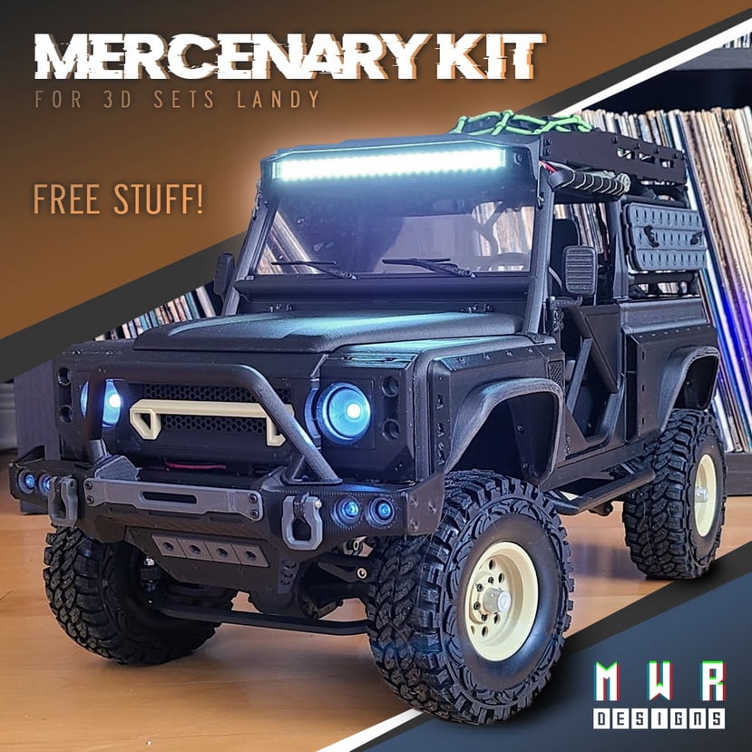 3D Sets Landy 3,4 - Free Stuff from Mercenary Kit by MWR Designs