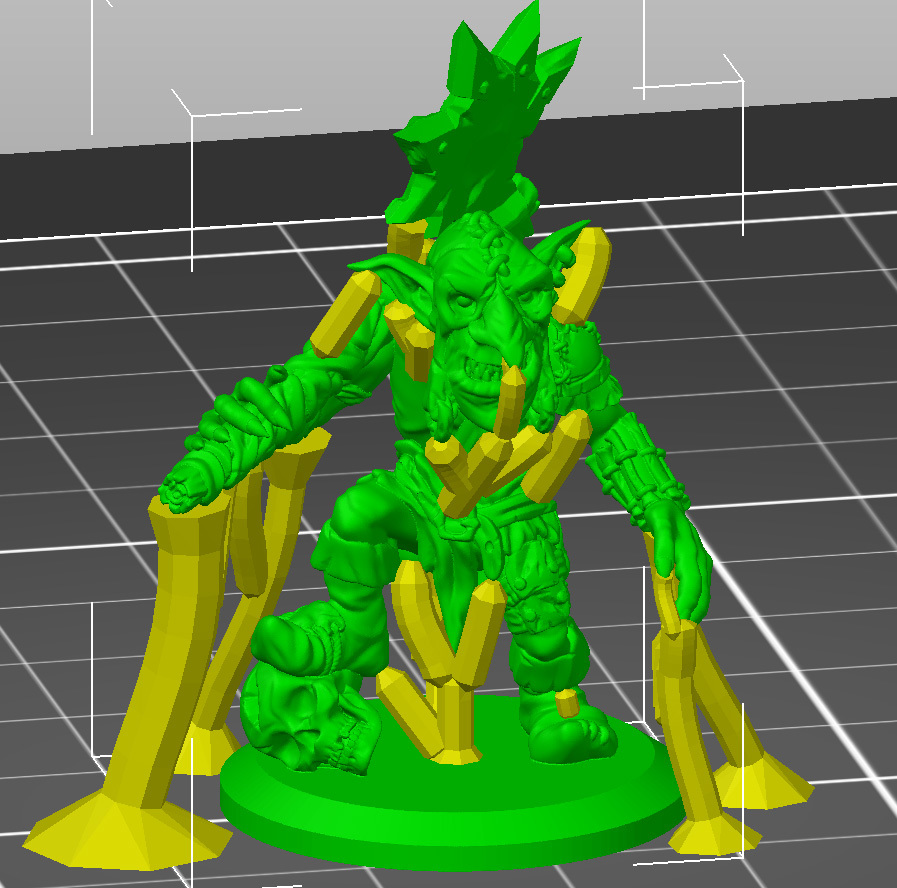 Goblin slaughterer with tree supports