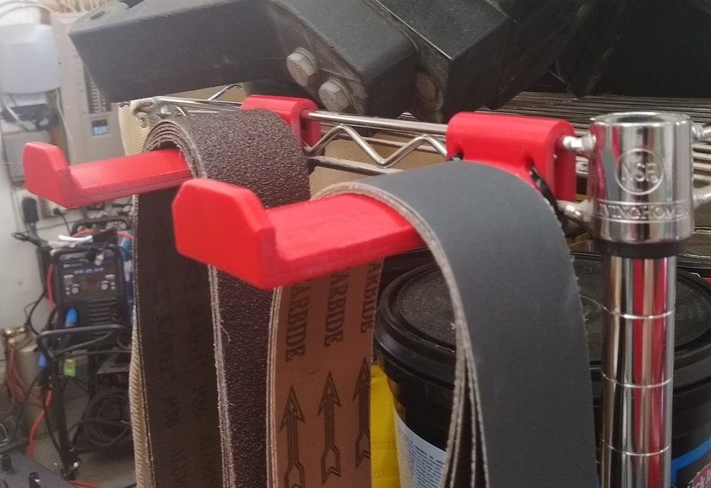 Grinder Belt Hangers for Steel Rack