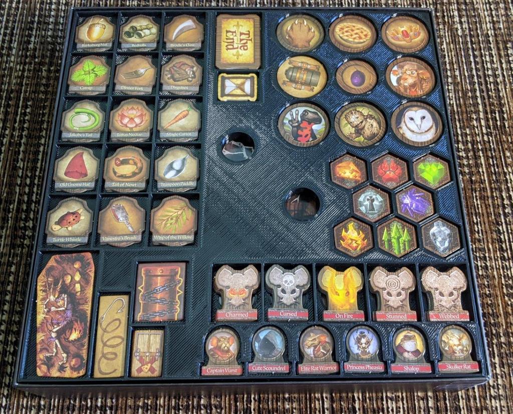 Mice and Mystics Organizer - Base Game and Expansions.