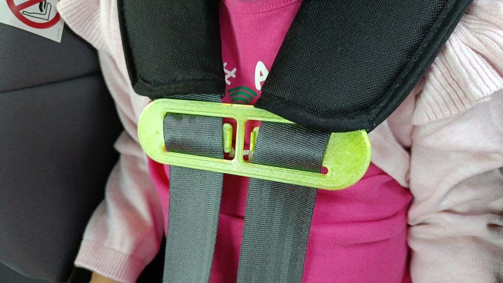 Hitch to belt car to child seat