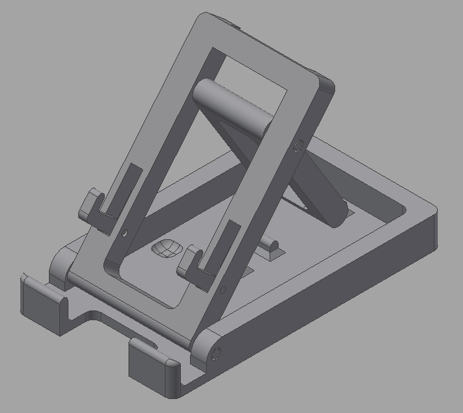 Folding phone stand