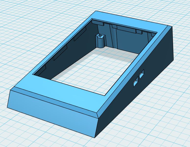 Slanted frame for 4D µLCD-32PT Display-Module