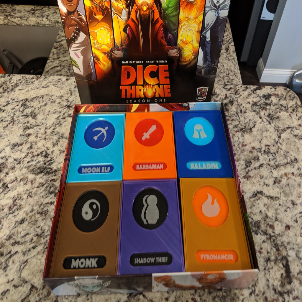 Dice Throne Season 1 Character Boxes