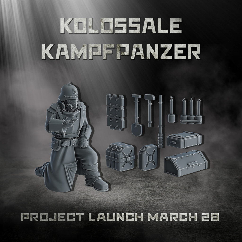 Kolossale Kampfpanzer project promo bits set