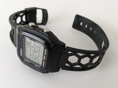 TPU Watch Band - 18 mm - Casio and maybe others