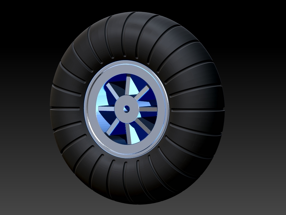 RC Plane Wheel And Tyre