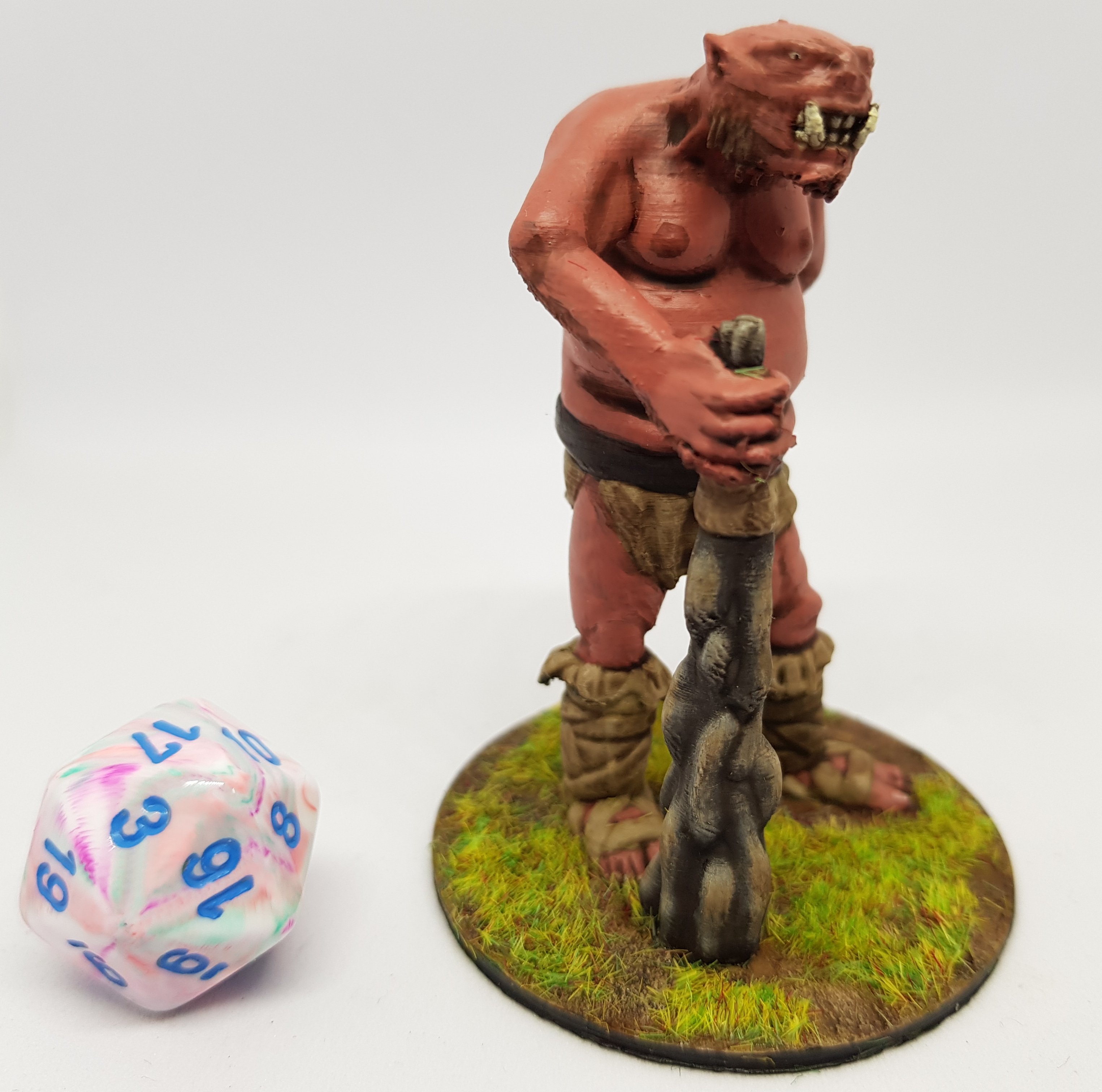 Image of Ogre for 28mm Tabletop Roleplaying
