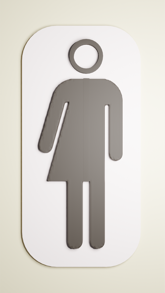 toilette sign gender neutral