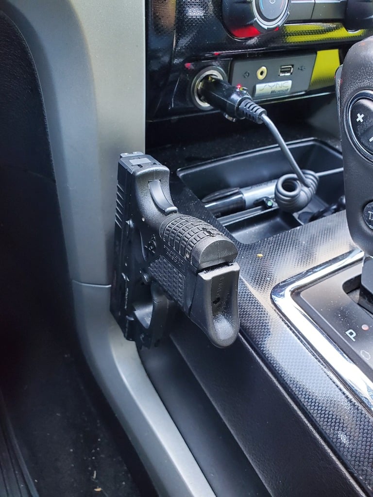 Bar Magnet Gun Holder Mount Works With Chambered XDS