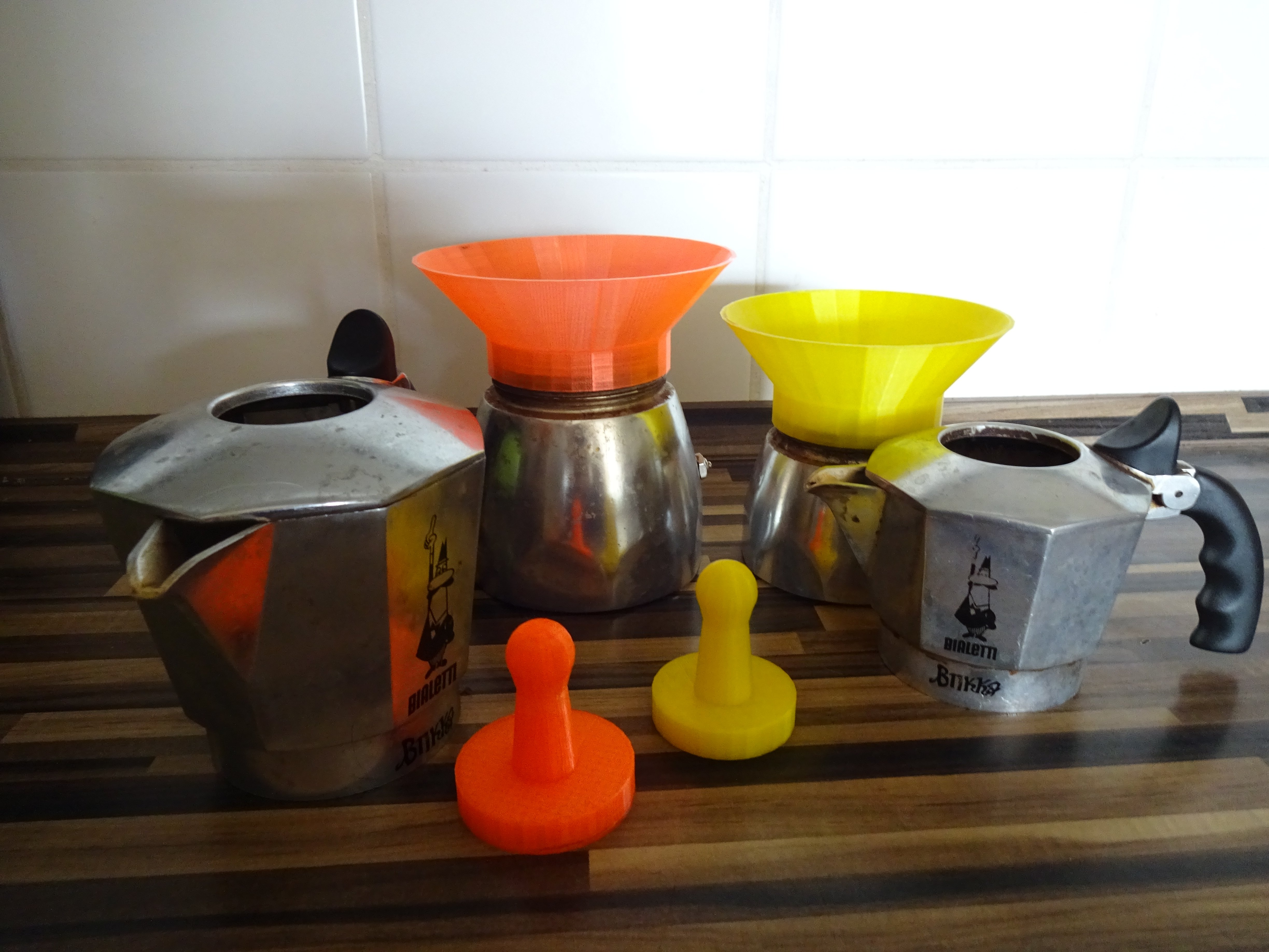 Parametric Mokka Pot Funnel & Tamper