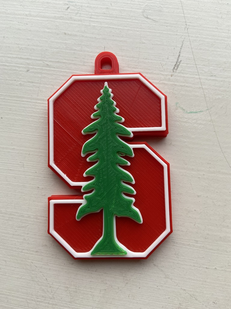 Stanford Logo Keychain