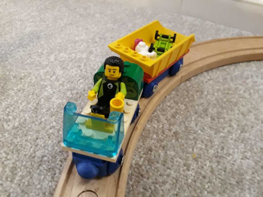 Ikea train lego wagon