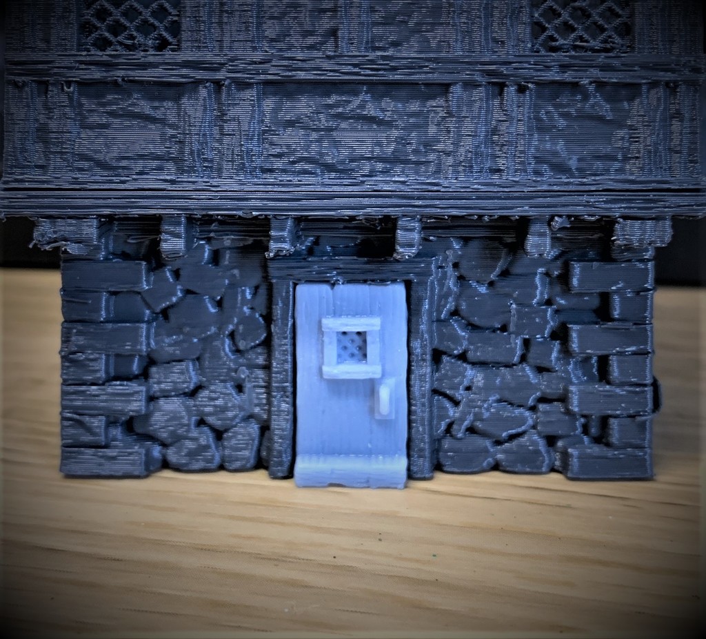Door for 28mm Scale Medieval Tudor Style Wargaming House