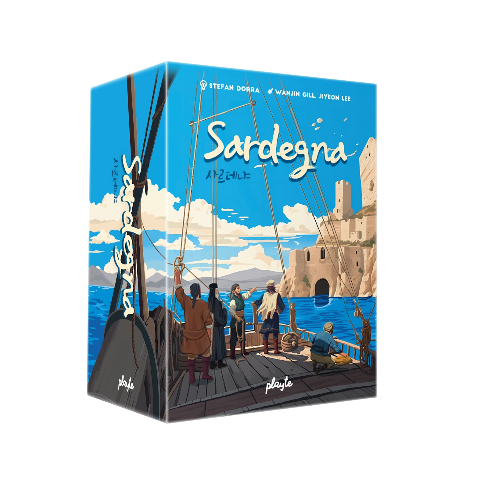 Playte Insert - Sardegna – 14th Century Influence & Expansion Strategy Game