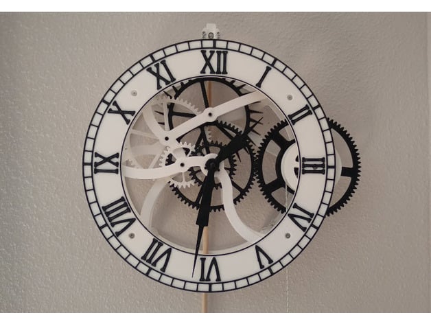 Pendulum Clock Printed In 3D