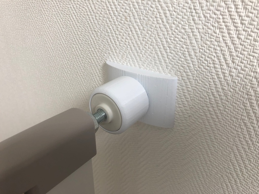 Stair gate wall protector