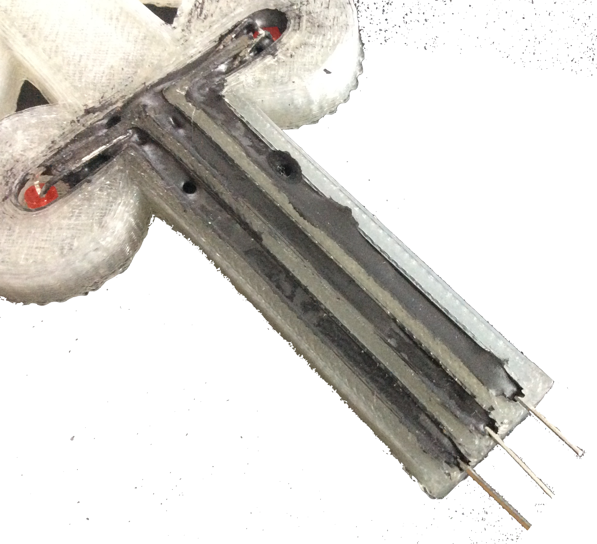 3D Printed Conductive Circuit - Train Crossing