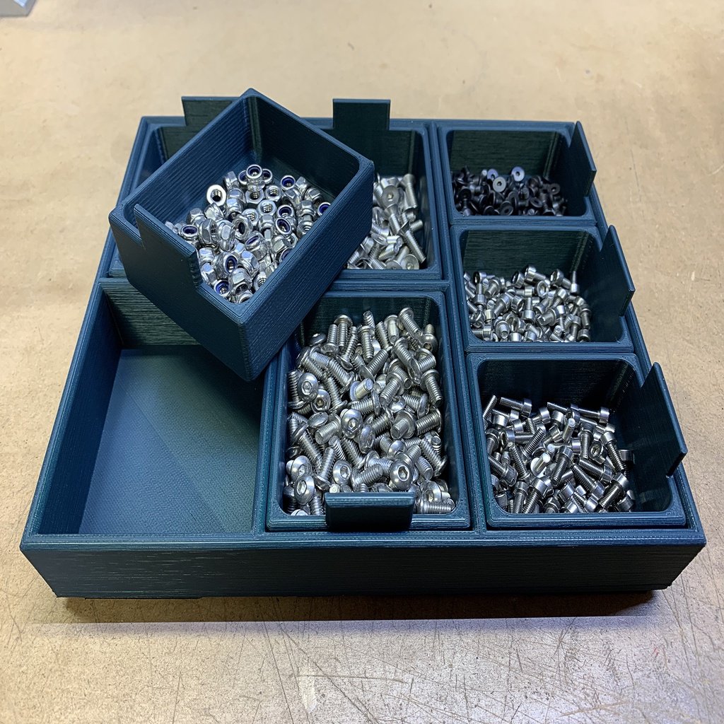 Drawers for screws