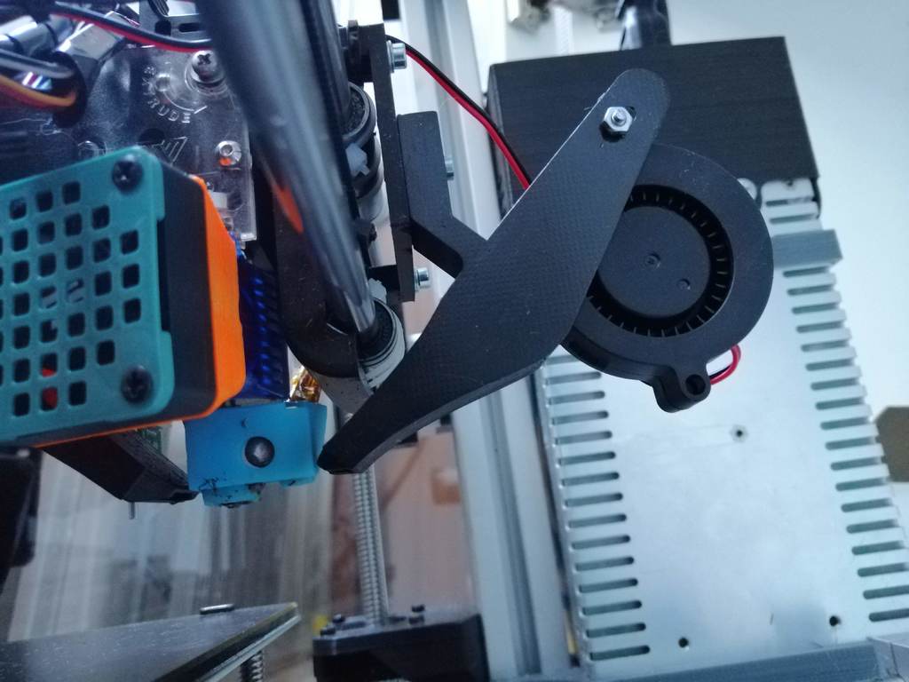 Titan extruder - dual fan ducts