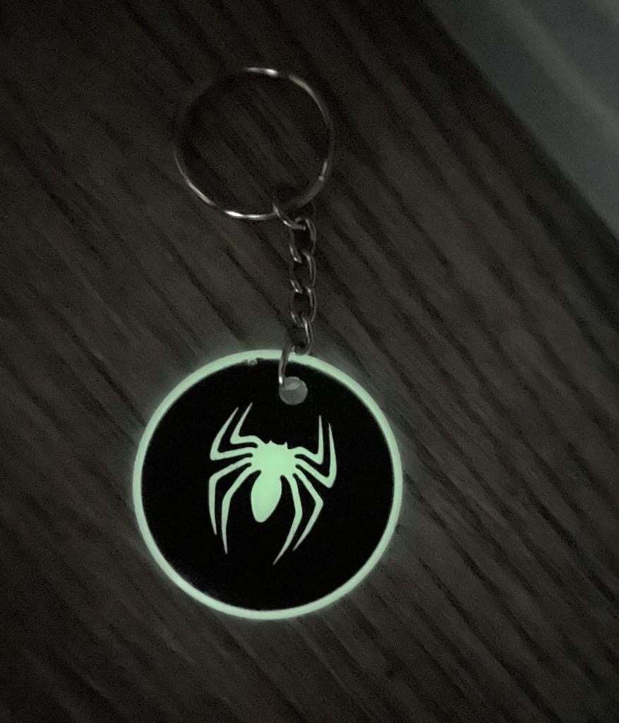 Spiderman Logo Keychain