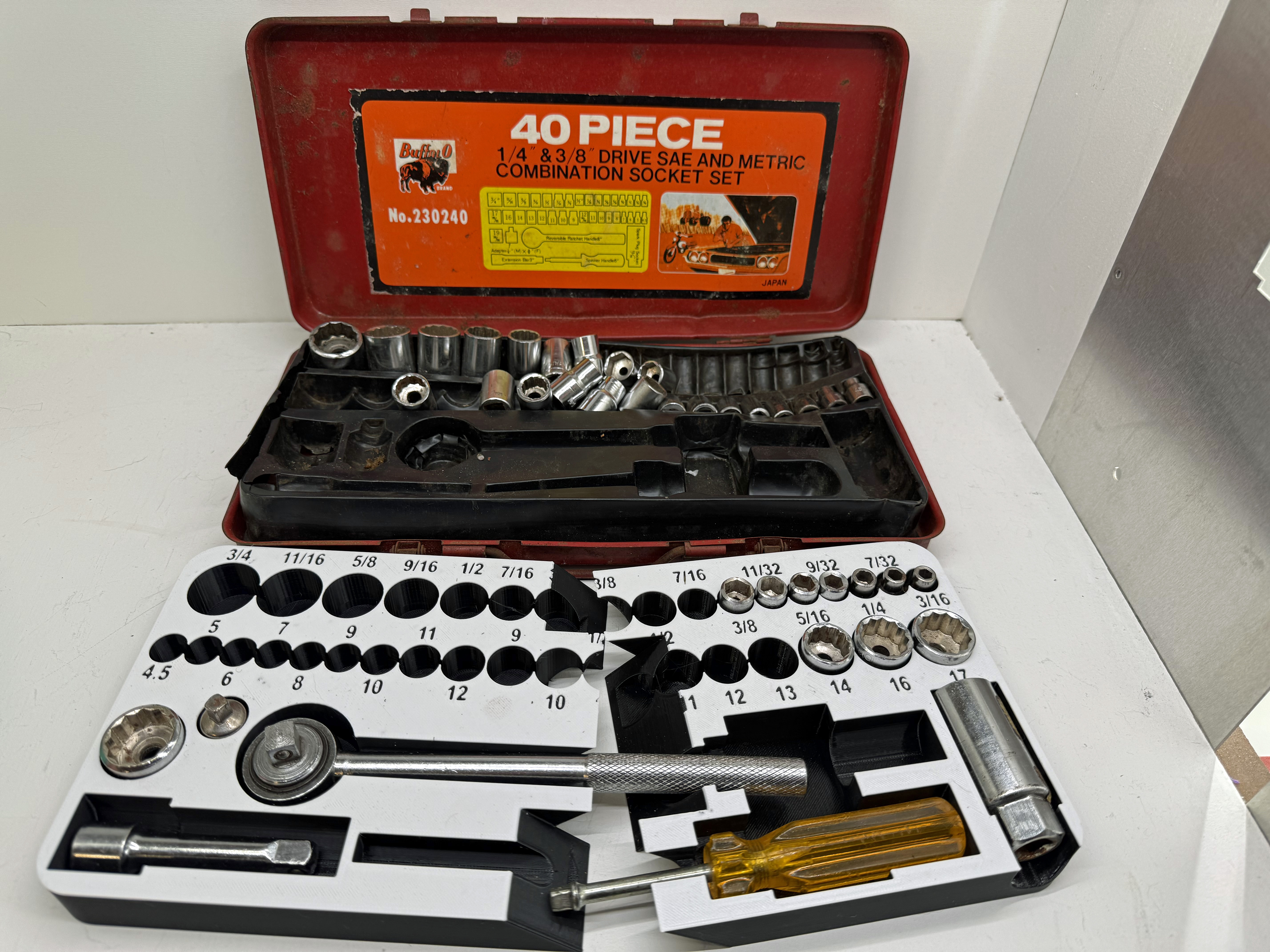 Insert for 40 piece socket set