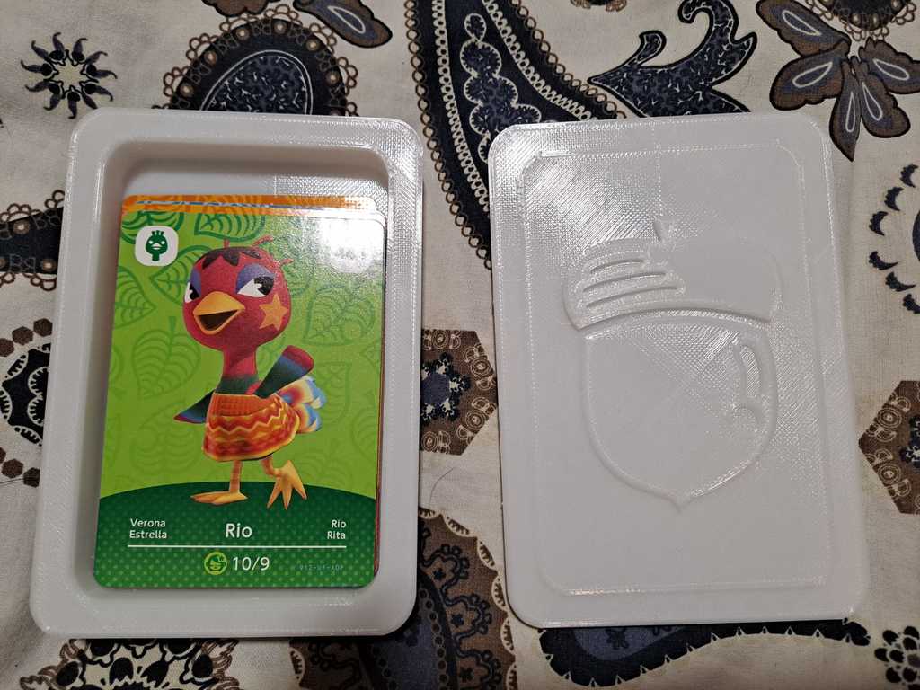 Animal Crossing DIY box for amiibo cards