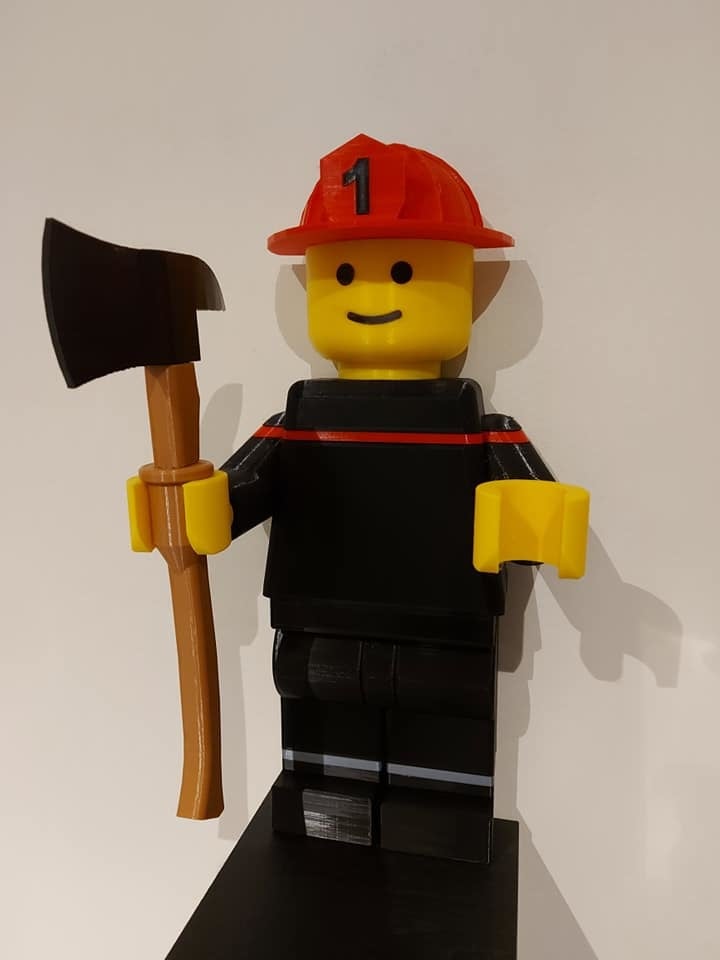 Lego Toilet , pompier , firefighter
