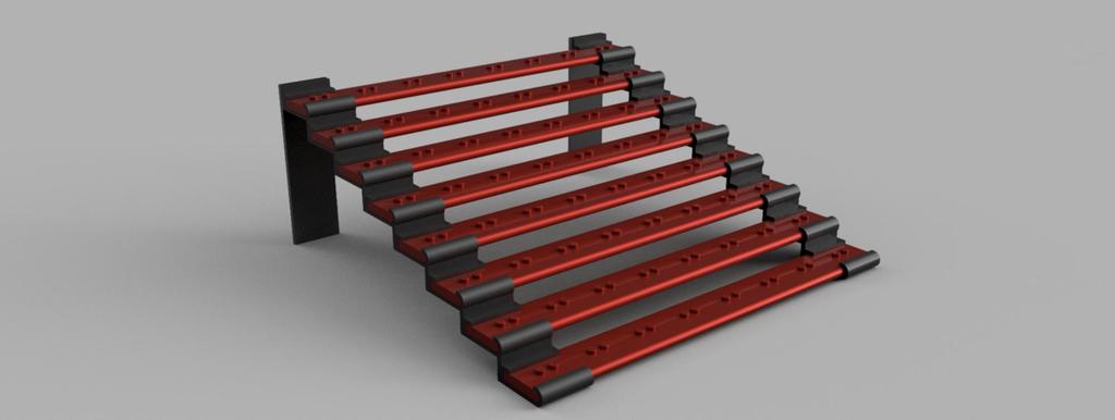 Lego Minifigure Modular Storage Rack