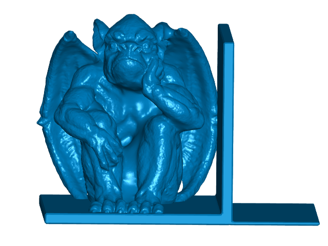 Gargoyle Bookends (Left and Right)