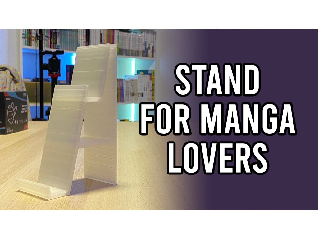 Manga Stand - Save space on your shelf
