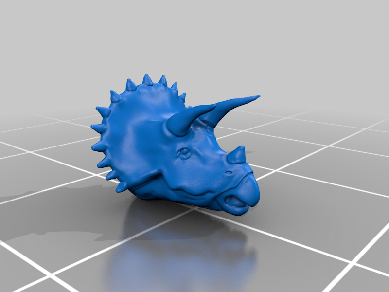 Triceratops head