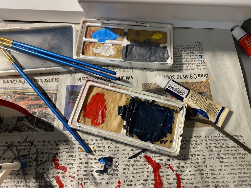 Keep Acrylic Paint Palette Wet Box