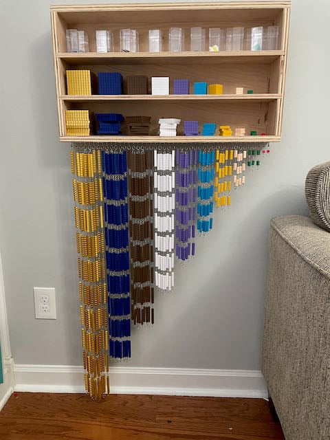 Montessori Math Beads / Cubes